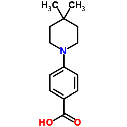 4-(4,4-Dimethylpiperidin-1-yl)benzoic acid structure