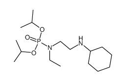 diisopropyl (2-(cyclohexylamino)ethyl)(ethyl)phosphoramidate Structure