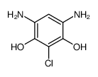 4,6-diamino-2-chloro-resorcinol Structure