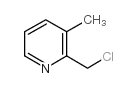 2-(chloromethyl)-3-methylpyridine Structure