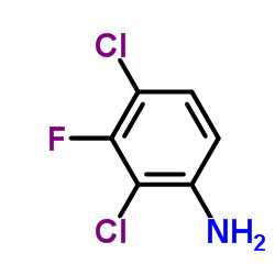 2,4-Dichloro-3-fluoroaniline structure