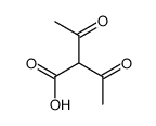 2-acetyl-3-oxobutanoic acid Structure