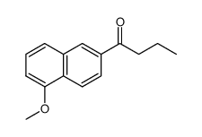 1-(5-methoxynaphthalen-2-yl)butan-1-one结构式