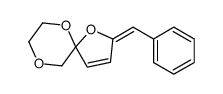 2-benzylidene-1,7,10-trioxaspiro[4.5]dec-3-ene结构式