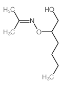 2-Propanone,O-[1-(hydroxymethyl)pentyl]oxime结构式
