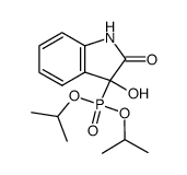 (3-hydroxy-2-oxo-2,3-dihydro-indol-3-yl)-phosphonic acid diisopropyl ester Structure