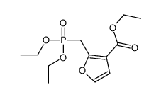 ethyl 2-(diethoxyphosphorylmethyl)furan-3-carboxylate结构式