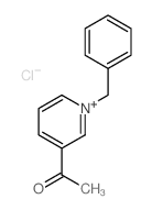 Pyridinium, 3-acetyl-1-benzyl-, chloride结构式