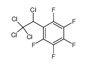 (+/-)-1,1,1,2-Tetrachlor-2-[pentafluor-phenyl]-ethan结构式