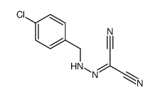 4-chlorophenyl-N-methylhydrazonopropanedinitrile structure