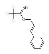 Ethanimidic acid,2,2,2-trichloro-, 3-phenyl-2-propen-1-yl ester结构式