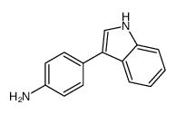 4-(1H-Indol-3-yl)aniline结构式