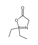 2,2-diethyl-4H-[1,3,2]oxazaborol-5-one Structure
