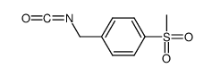 1-(isocyanatomethyl)-4-methylsulfonylbenzene Structure