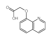 2-喹啉-8-氧乙酸结构式