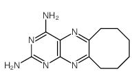 Cycloocta[g]pteridine-2,4-diamine, 6,7,8,9,10,11-hexahydro-结构式