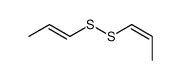Disulfide, di-1-propenyl Structure