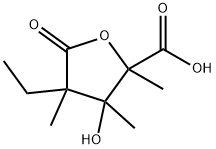 Tetrahydro-4-ethyl-3-hydroxy-2,3,4-trimethyl-5-oxo-2-furancarboxylic acid picture