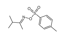 (E)-3-methylbutan-2-oneO-tosyl oxime Structure
