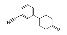 3-(4-Oxocyclohexyl)benzonitrile Structure