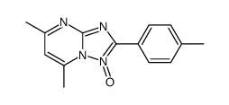 5,7-dimethyl-2-p-tolyl-[1,2,4]triazolo[1,5-a]pyrimidine 1-oxide结构式