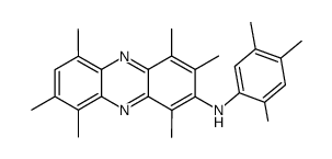 1,3,4,6,8,9-Hexamethyl-N-(2,4,5-trimethylphenyl)-2-phenazinamine Structure