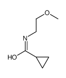 Cyclopropanecarboxamide, N-(2-methoxyethyl)- (9CI) structure