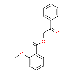 2-Methoxybenzoic acid phenacyl ester Structure