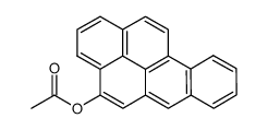 4-Acetoxybenzo[a]pyrene结构式