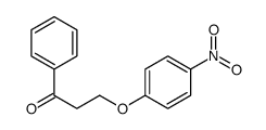 3-(4-nitrophenoxy)-1-phenylpropan-1-one结构式