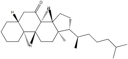 5α-Cholestan-7-one Structure