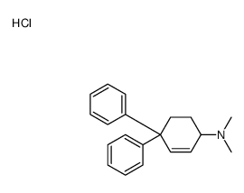 N,N-dimethyl-4,4-diphenylcyclohex-2-en-1-amine,hydrochloride结构式