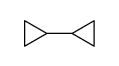 cyclopropylcyclopropane Structure