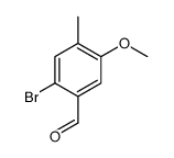 2-bromo-5-methoxy-4-methylbenzaldehyde Structure