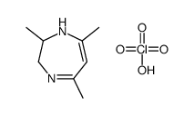 perchloric acid,2,5,7-trimethyl-2,3-dihydro-1H-1,4-diazepine Structure
