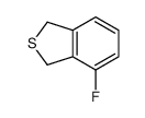 4-fluoro-1,3-dihydro-2-benzothiophene结构式