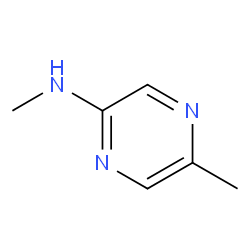 2-methyl-5-(methylamino)pyrazine Structure