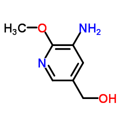 3-Pyridinemethanol,5-amino-6-methoxy-结构式