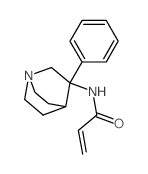 N-(8-phenyl-1-azabicyclo[2.2.2]oct-8-yl)prop-2-enamide Structure