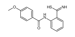 N-(2-carbamothioylphenyl)-4-methoxybenzamide结构式