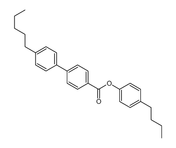 (4-butylphenyl) 4-(4-pentylphenyl)benzoate Structure