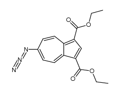 diethyl 6-azidoazulene-1,3-dicarboxylate结构式