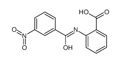 2-[(3-nitrobenzoyl)amino]benzoic acid结构式