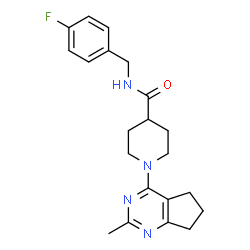 4-Piperidinecarboxamide, 1-(6,7-dihydro-2-methyl-5H-cyclopentapyrimidin-4-yl)-N-[(4-fluorophenyl)methyl]- (9CI) picture