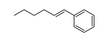 [(E)-1-Hexenyl]benzene structure