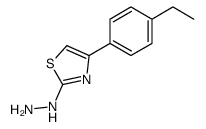 4-(4-ETHYLPHENYL)-2(3H)-THIAZOLONE HYDRAZONE结构式