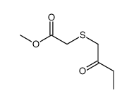 methyl 2-(2-oxobutylsulfanyl)acetate结构式