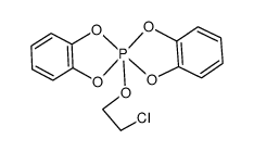 Orthophosphorsaeure-(β-chloraethyl)-bis-(o-phenylen)-ester Structure