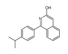 1-(4-propan-2-ylphenyl)-2H-isoquinolin-3-one结构式