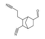 3-(2-cyanoethyl)-5-formylbicyclo[2.2.1]heptane-2-carbonitrile结构式